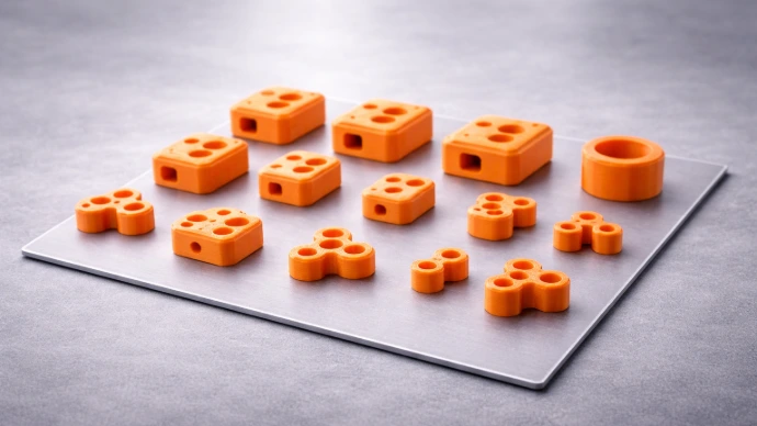 Kleinserie von 3D-gedruckten Kunststoff Bauteilen auf Buildplate